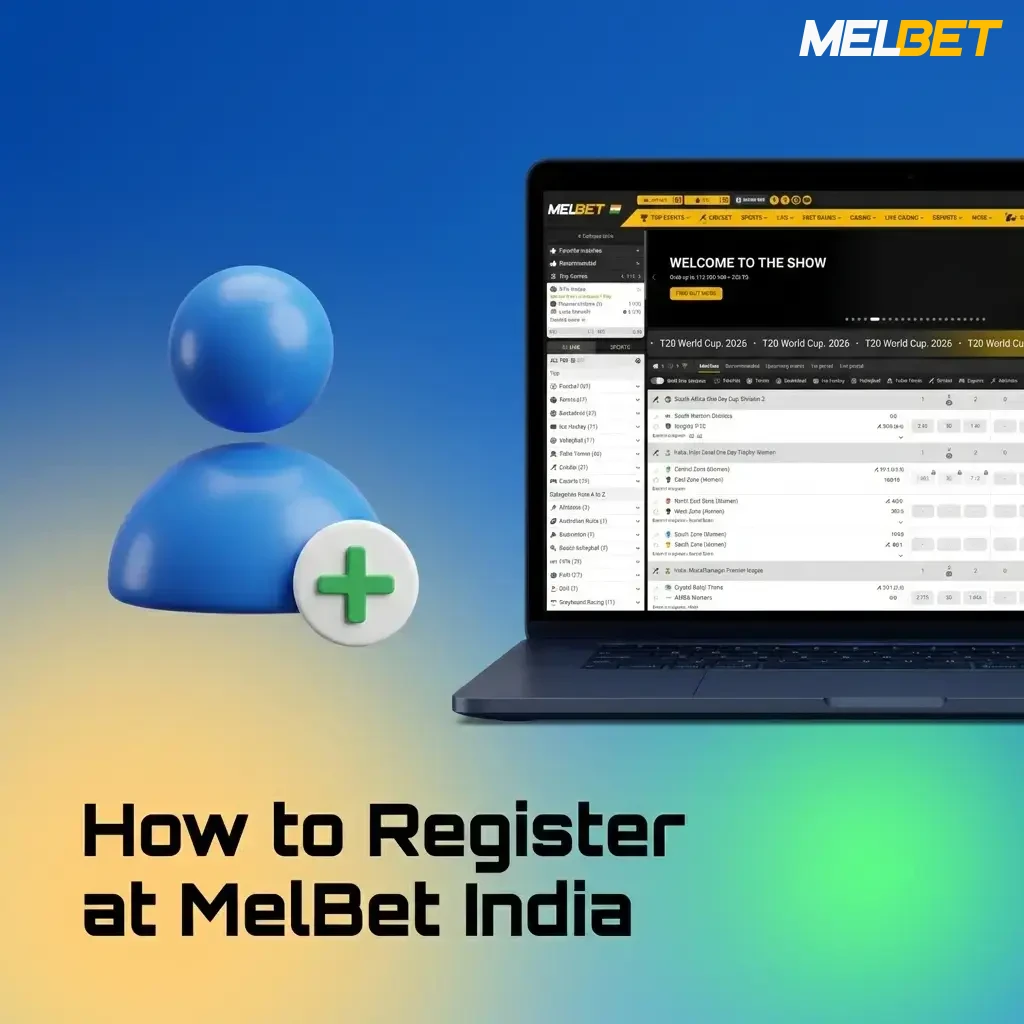 MelBet India registration, verification, and login steps for new users to access sports betting and casino games