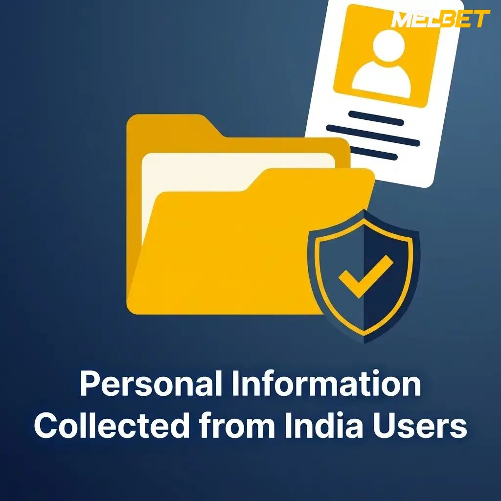 MelBet personal data collection from India users including KYC documents, financial details, and usage data